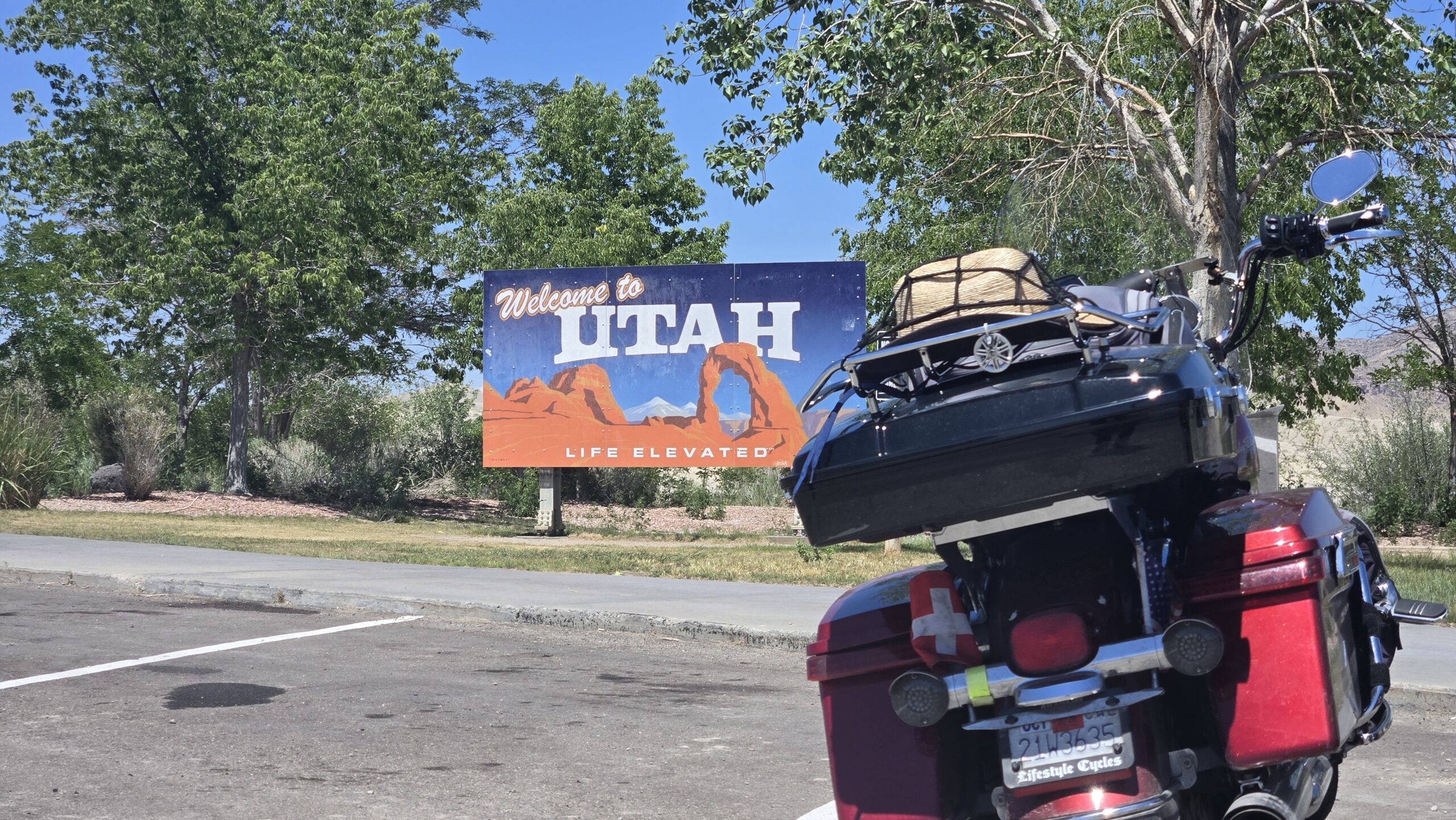 Rot goldenes Utah